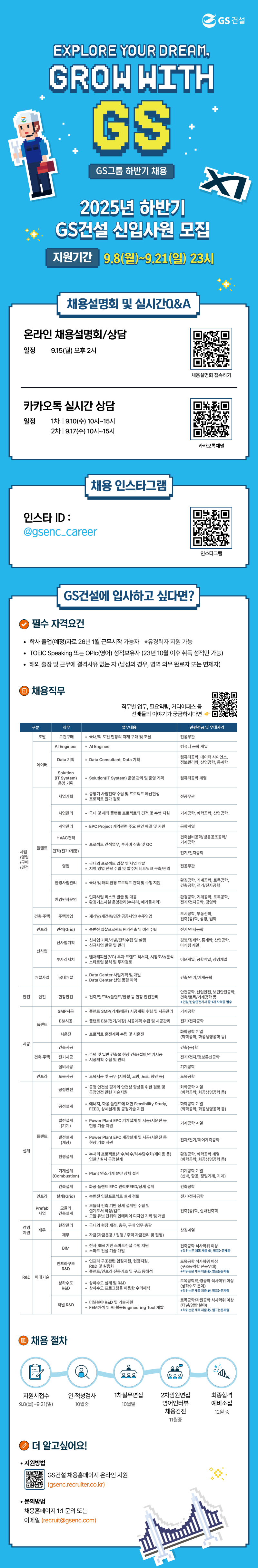 GS건설 채용